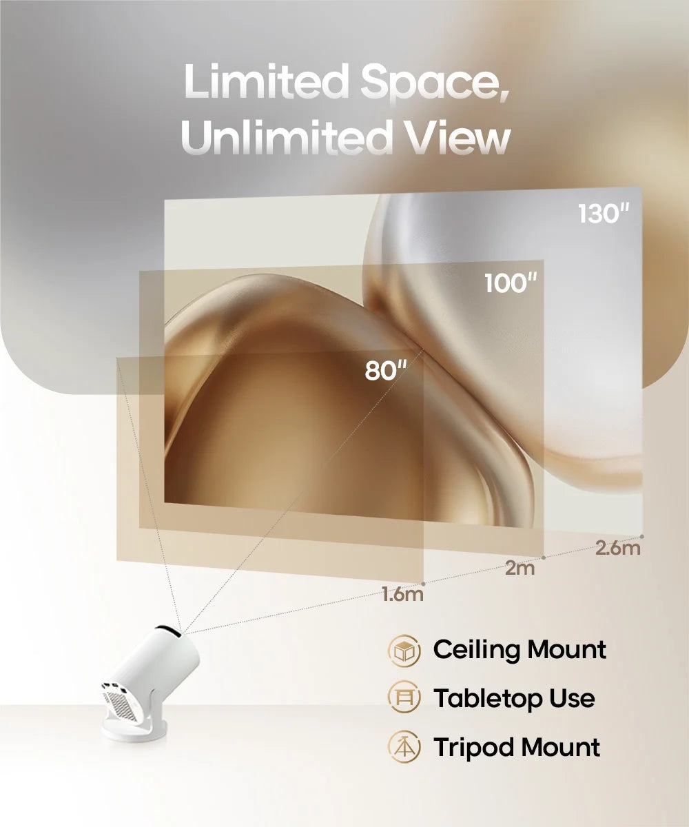 AuraCast Mini Projector